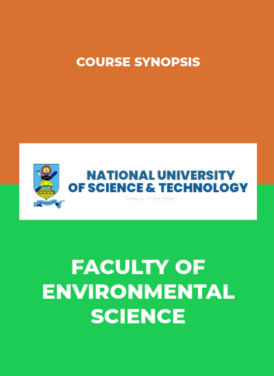 Bachelor Of Science Honours Degree In Environmental Science And Health